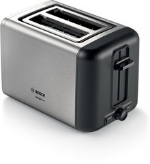 Bosch TAT3P420DE Toaster Kompakt DesignLine Edelstahl / schwarz
