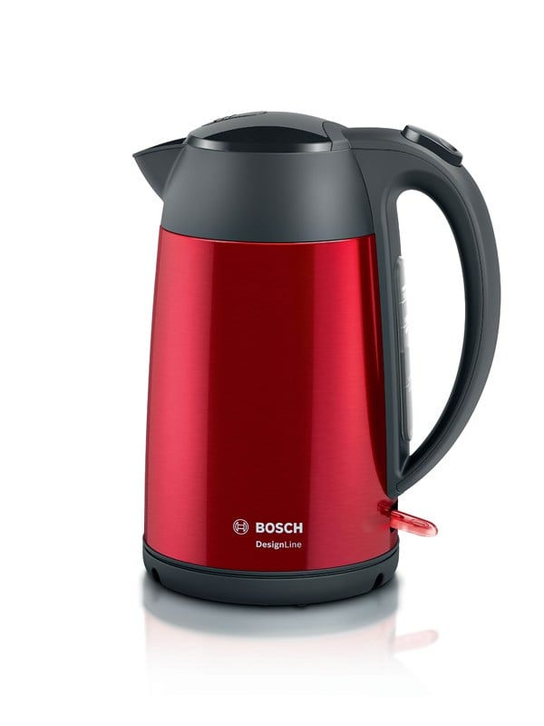 Bosch TWK3P424 Wasserkocher, DesignLine, kabellos 1,7 l, 2.400 W, rot, Bild 2