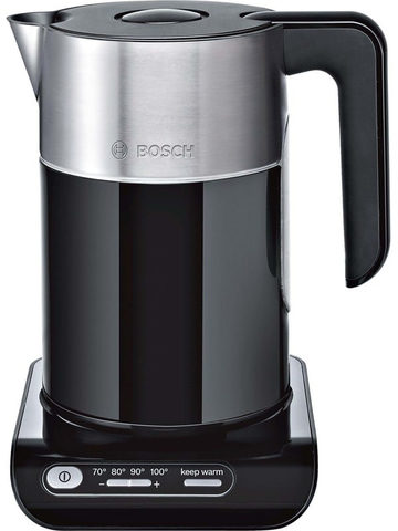 Bosch TWK8613P Styline Wasserkocher 1,5 Liter schwarz