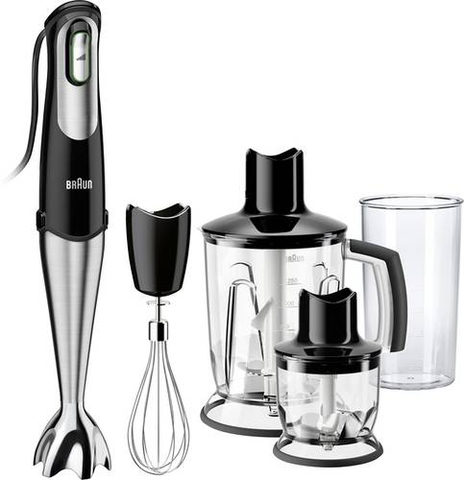 Braun MQ 7045X Stabmixer 1000W Schwarz