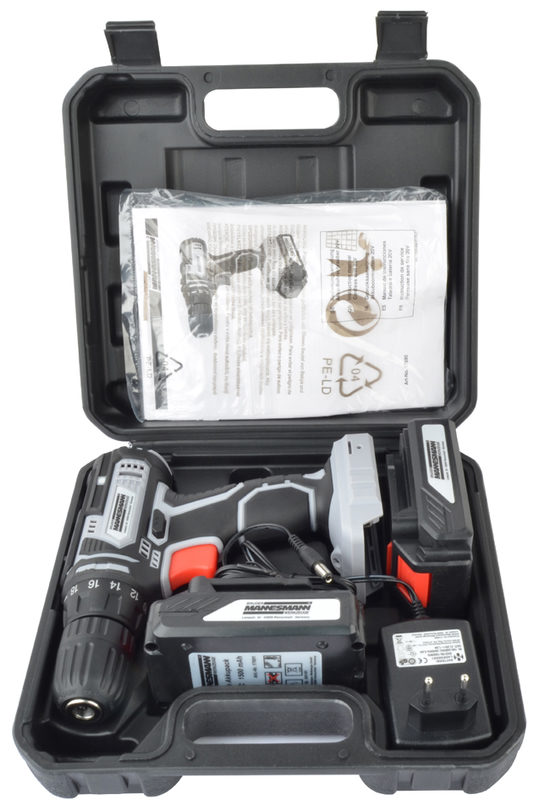 BRÜDER MANNESMANN Akku-Bohrschrauber, 20 Volt, 2 Akkus