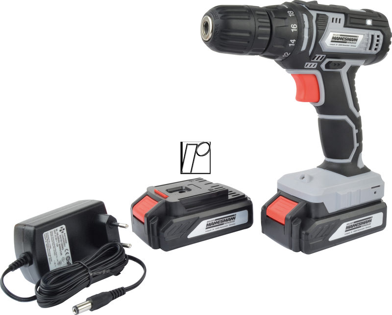 BRÜDER MANNESMANN Akku-Bohrschrauber, 20 Volt, 2 Akkus, Bild 4