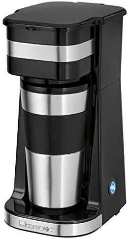 CLATRONIC KA 3733 Kaffeemaschine schwarz/Edelstahl
