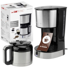 CLATRONIC KA 3805 Kaffeemaschine silber/schwarz