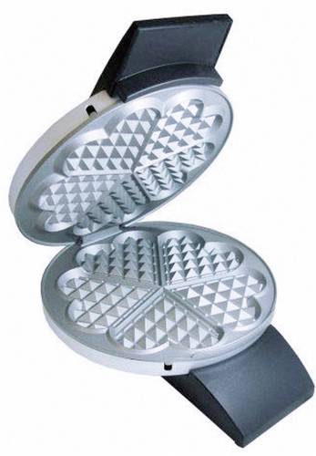 Cloer 1629 - Waffeleisen - 930 W - Edelstahl matt (1629), Bild 2