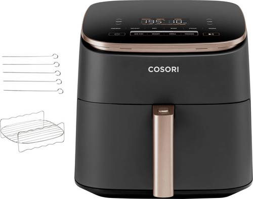 COSORI TurboBlaze 6 Liter Heissluftfritteuse CAF-DC602-KEUR dunkelgrau