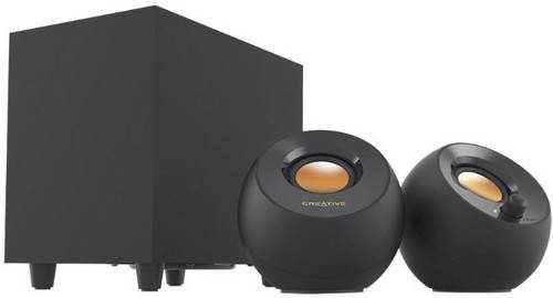 Creative Labs Pebble Plus - Lautsprechersystem - für PC - 2.1-Kanal - 8 Watt (Gesamt), Bild 2