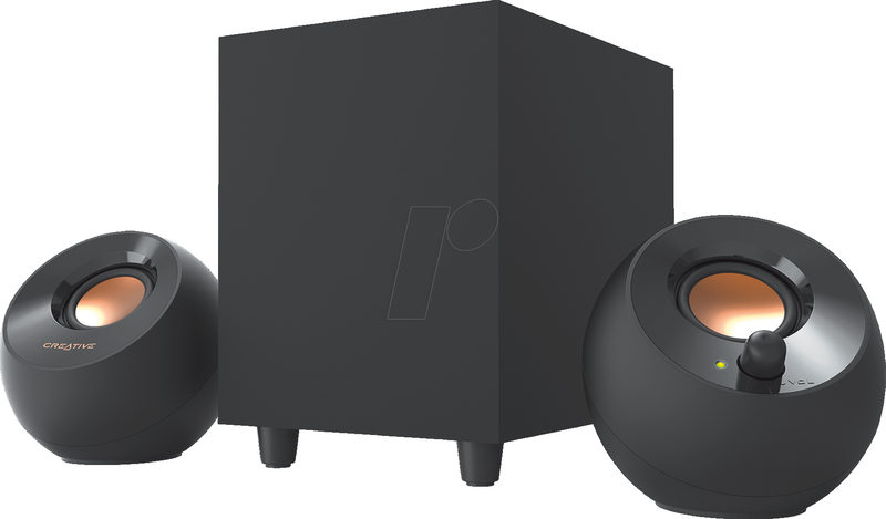 Creative Labs Pebble Plus - Lautsprechersystem - für PC - 2.1-Kanal - 8 Watt (Gesamt), Bild 3