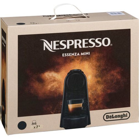 Delonghi Essenza Mini Kaffeemaschine Schwarz Kompakt