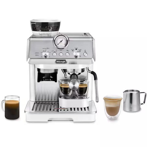 De'Longhi La Specialista Arte EC9155.W - Kaffeemaschine mit Milchaufschäumer - weiß