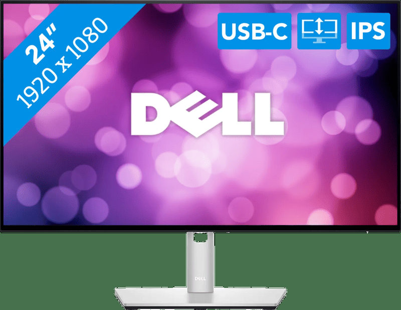 DELL UltraSharp U2422H 61 cm (24) 1920 x 1080 Pixel Full HD LCD Schwarz - Silber (DELL-U2422H)