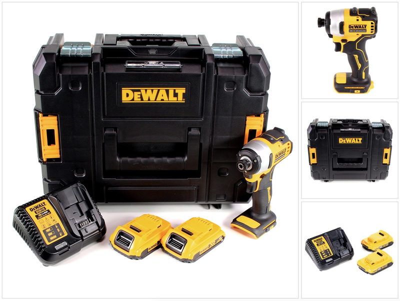 Dewalt DCF809D2T Akku-Schlagschrauber 18 V Li-Ion (DCF809D2T-QW)