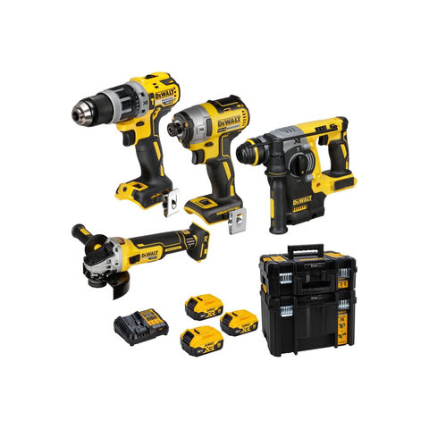 DeWalt DCK422P3T-QW Maschinenset Kombopack inkl. 3x 5Ah Akku