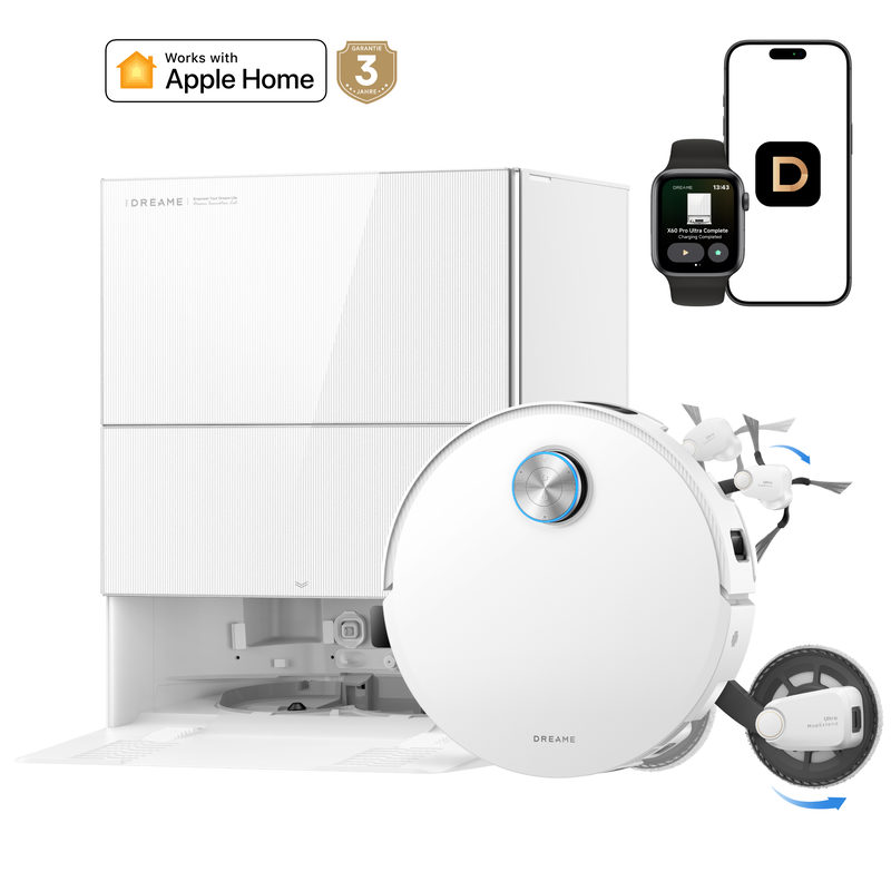 Dreame X60 Pro Ultra Complete Saug- und Wischroboter 42.000Pa weiß, Bild 6
