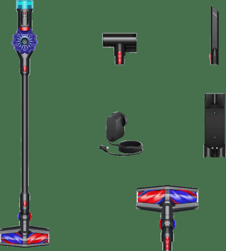 DYSON Akku-Hand-und Stielstaubsauger V10 Konical Schwarz/Blau, Bild 3