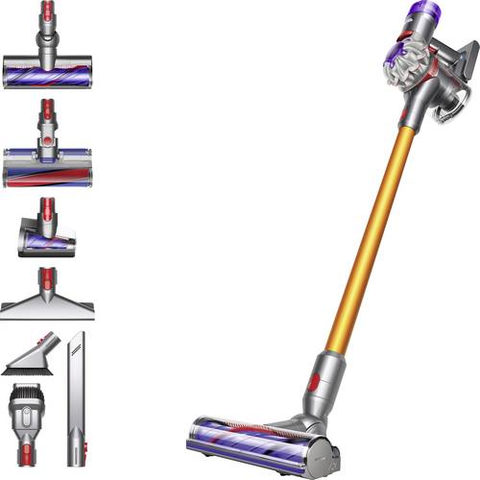 Dyson V8 Absolute 476547-01 Akku-Zyklon-Staubsauger 21.6V inkl. Ladegerät, Zyklon-Technik, inkl. Akku,