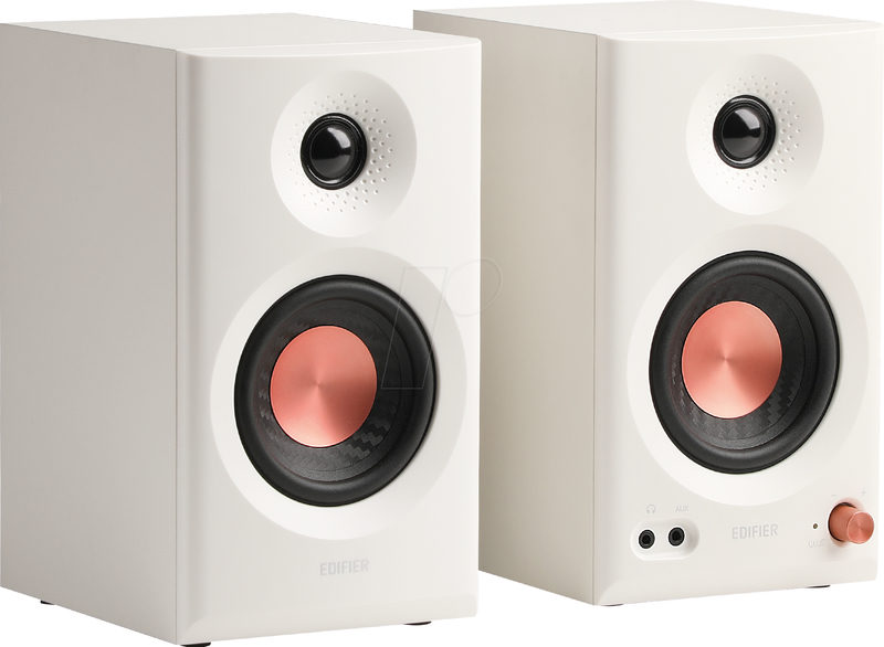 EDIF MR3BT-WT - Lautsprecher, Bluetooth, Stereo, AUX, weiß
