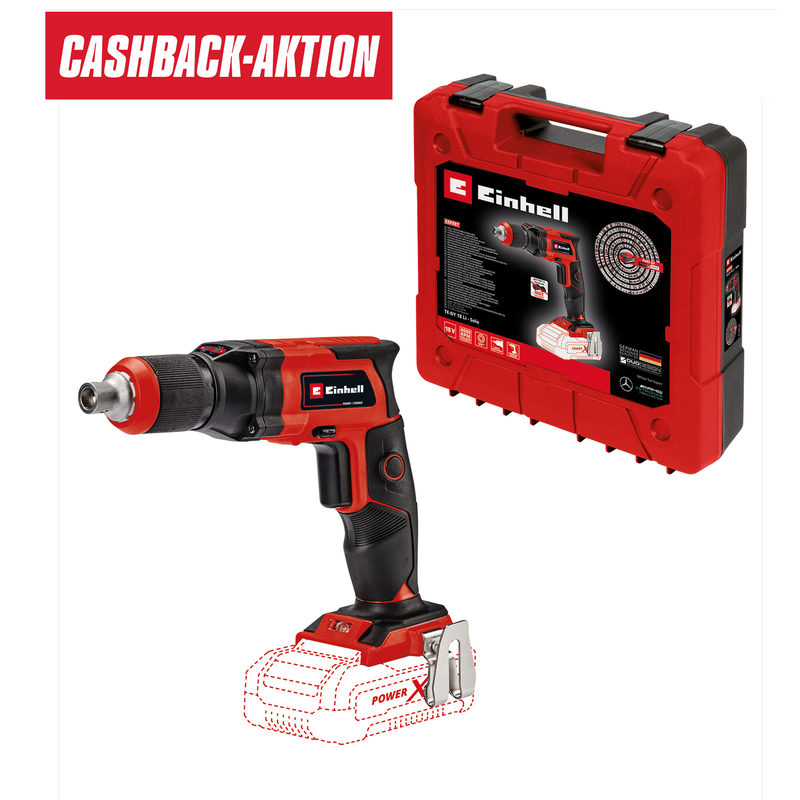 Einhell 4259980 Akku-Trockenbauschrauber 18V ohne Ladegerät, ohne Akku, Bild 2