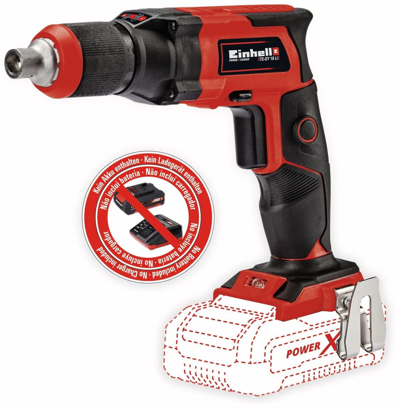 Einhell 4259980 Akku-Trockenbauschrauber 18V ohne Ladegerät, ohne Akku, Bild 4