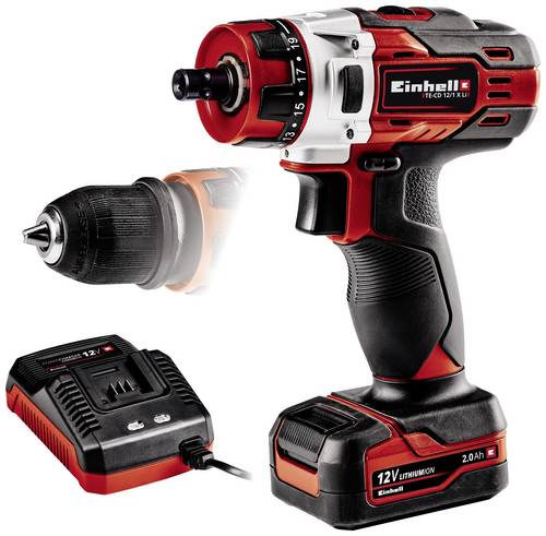 Einhell Akku-Bohrschrauber TE-CD 12/1 X-Li (1x2,0Ah), Bild 2