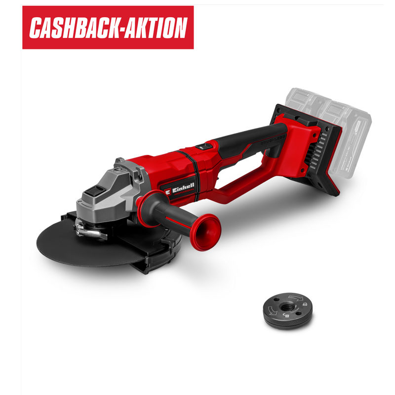 Einhell Akku-Winkelschleifer AXXIO 36/230 Q Power X-Change, ohne Akku und Ladegerät, Bild 4