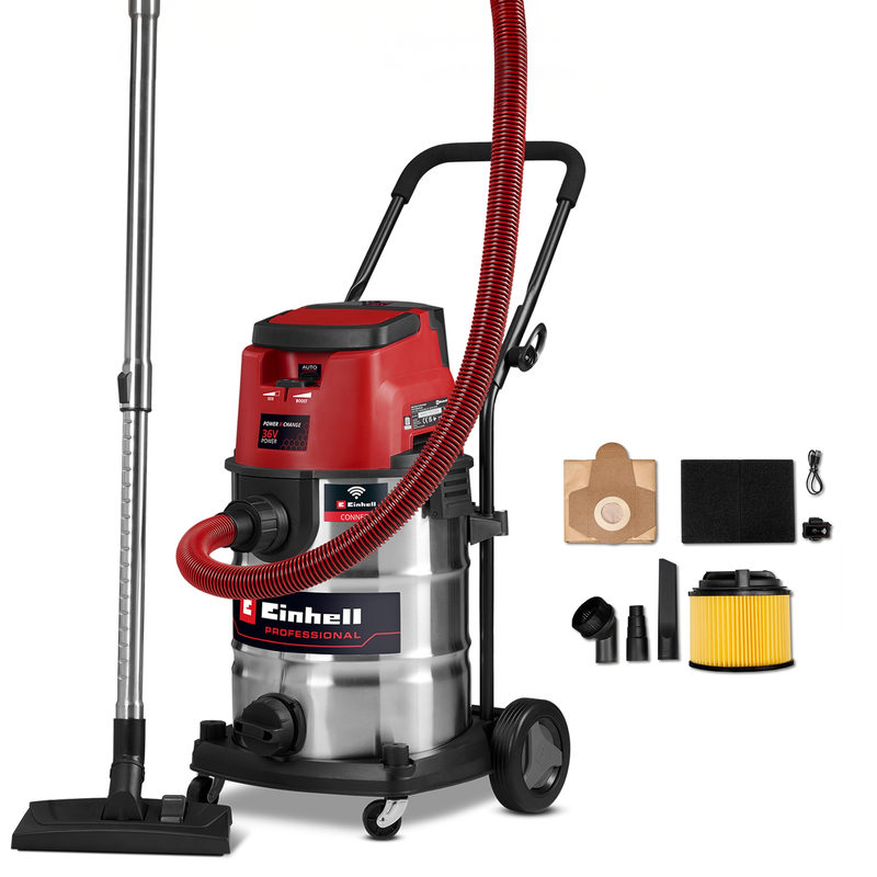 Einhell Nass-Trocken-Akkusauger TP-VC 36/30 S Auto-Solo ohne Akku