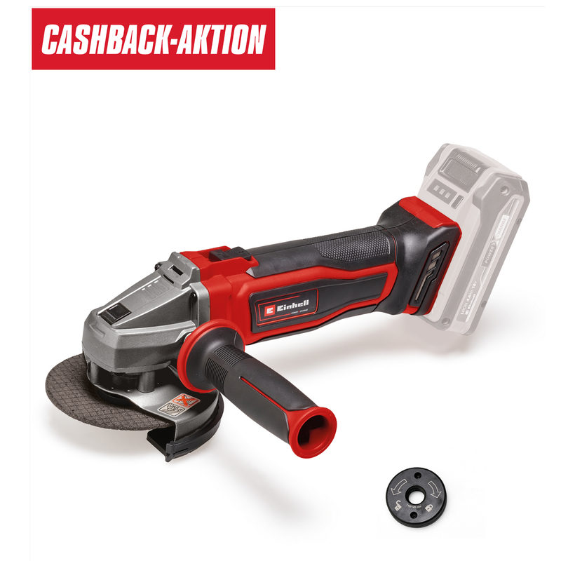 Einhell Power X-Change TE-AG 18/115 Q Li Solo Akku-Winkelschleifer 115mm ohne Akku, ohne Ladegerät, Bild 4