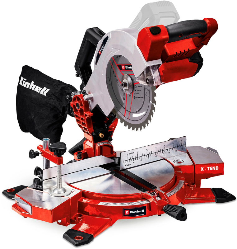 Einhell Power X-Change te-ms 18/210 Li-Solo Akku-Kappsäge ohne Akku 210 mm 30 mm, Bild 2