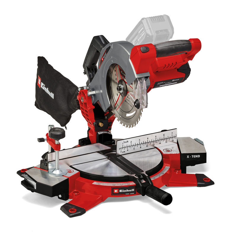 Einhell Power X-Change te-ms 18/210 Li-Solo Akku-Kappsäge ohne Akku 210 mm 30 mm, Bild 5