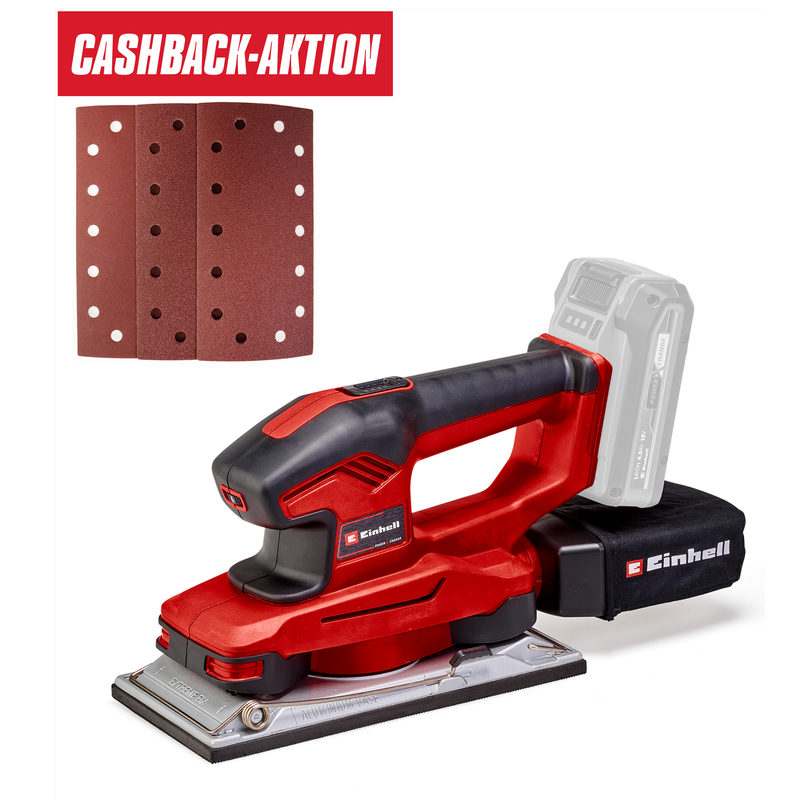 Einhell Power X-Change TE-OS 18/230 Li Solo Akku-Schwingschleifer Anzahl mitgelieferte Akkus, Bild 3