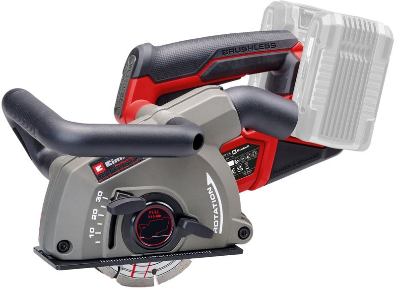 Professional Akku-Mauernutfrse TP-MA 36/30 Li BL-Solo, 36Volt (2x18V) (rot/schwarz, ohne Akku und Ladegert), Bild 2