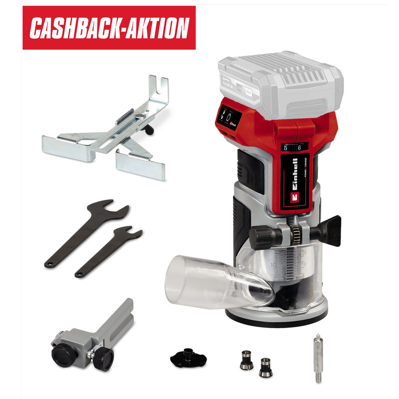 Einhell Professional Kantenfräse TP-ET 18 Li BL - Solo ohne Akku, ohne Ladegerät, Bild 3