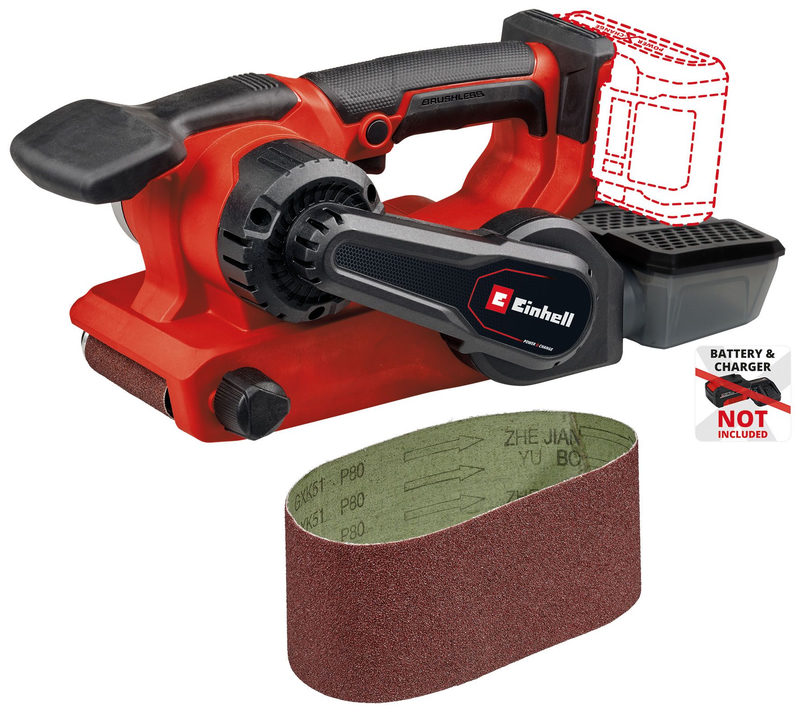 Einhell Professional TP-BS 18/457 Li BL - Solo Professionalr Power X-Change Akku-Bandschleifer bürstenlos,, Bild 2