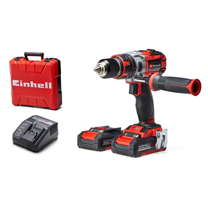 Einhell Professional TP-CD 18 Li-i BL (2x2,0Ah) 2-Gang-Akku-Schlagbohrschrauber inkl. Ladegerät, inkl. 2. Akku, Bild 2