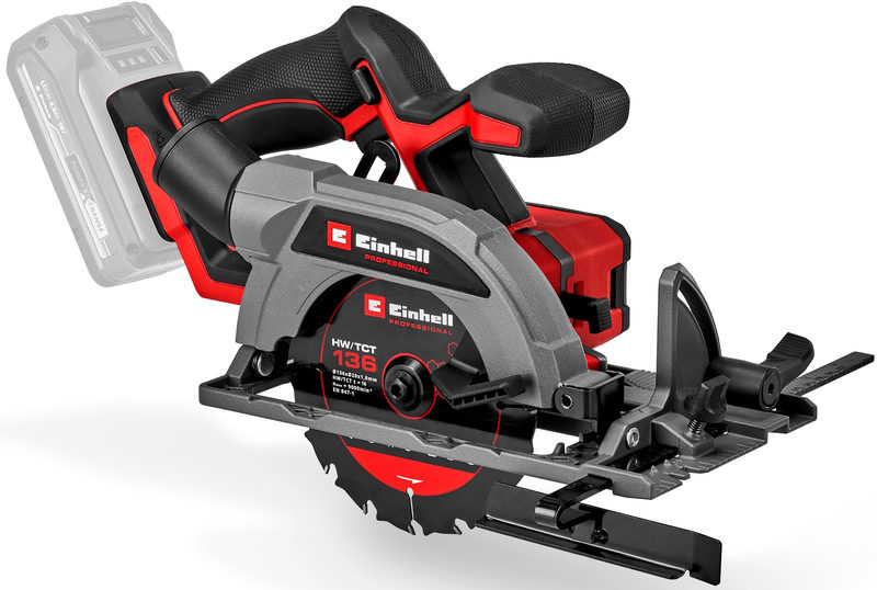 Einhell Professional TP-CS 18/136-C Li BL - Solo Akku-Handkreissäge Schnitttiefe max. (90°) 51mm 18V, Bild 2