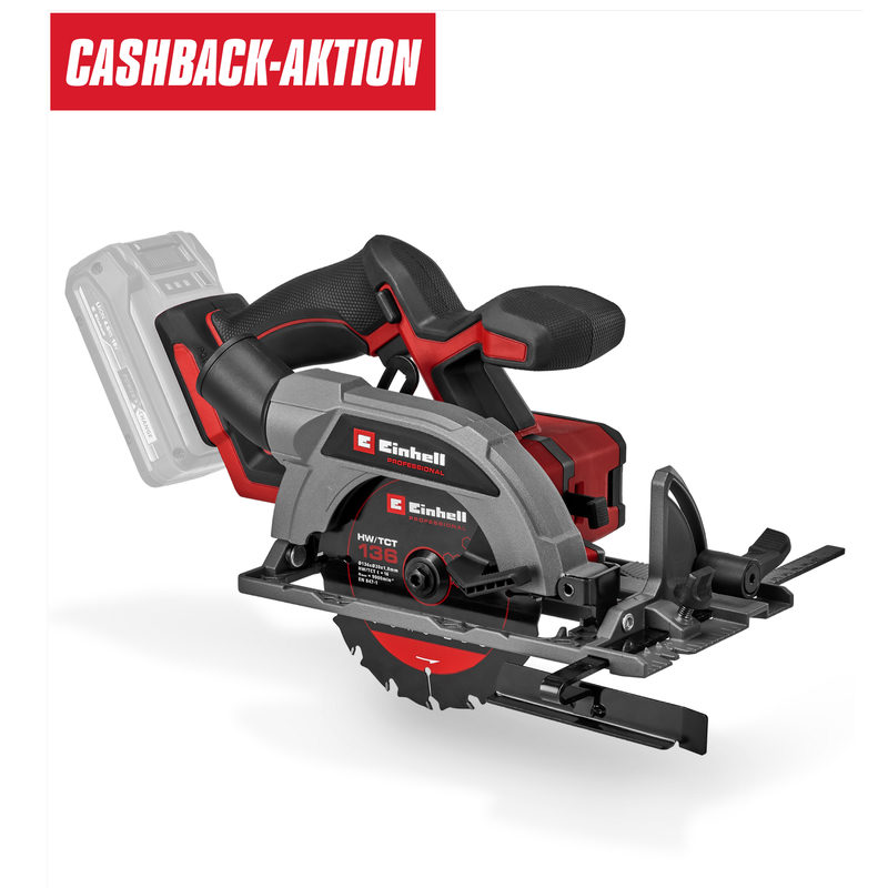 Einhell Professional TP-CS 18/136-C Li BL - Solo Akku-Handkreissäge Schnitttiefe max. (90°) 51mm 18V, Bild 3