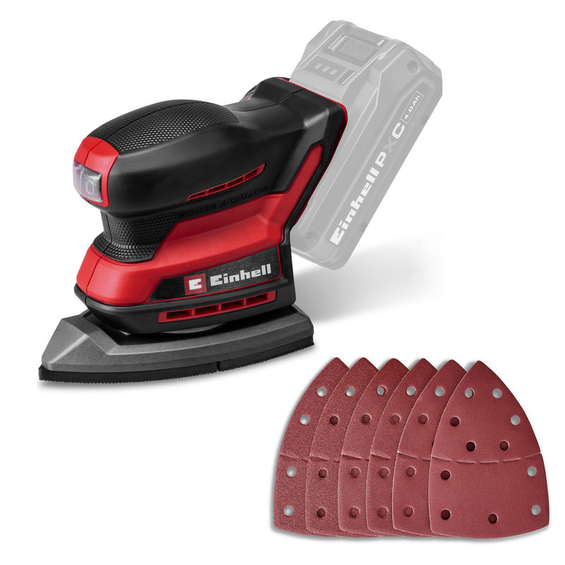 Einhell TE-OS 18/150-2 Li - Solo, PXC Akku-Multischleifer ohne Akku, ohne Ladegerät 18V 150 x 150 x 100mm, Bild 2