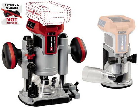 Einhell TP-RO 18 Set Li BL - Solo Power X-Change Oberfräse