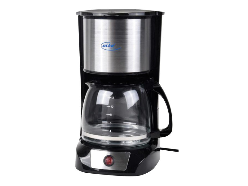 Elta KME-1000.2 Kaffeemaschine Edelstahl, Schwarz Fassungsvermögen Tassen=12 Glaskanne, Bild 4
