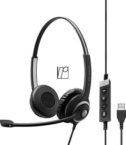 EPOS IMPACT SC 260 USB MS II Headset, Stereo, - Kabelgebunden, USB, In-Line Call Control, zertifiziert für