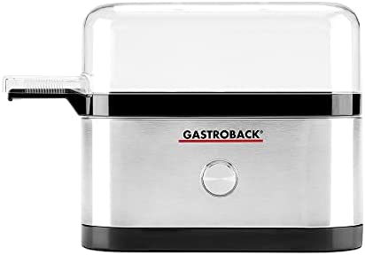 Gastroback Design Eierkocher Silber, Schwarz, Transparent, Bild 2