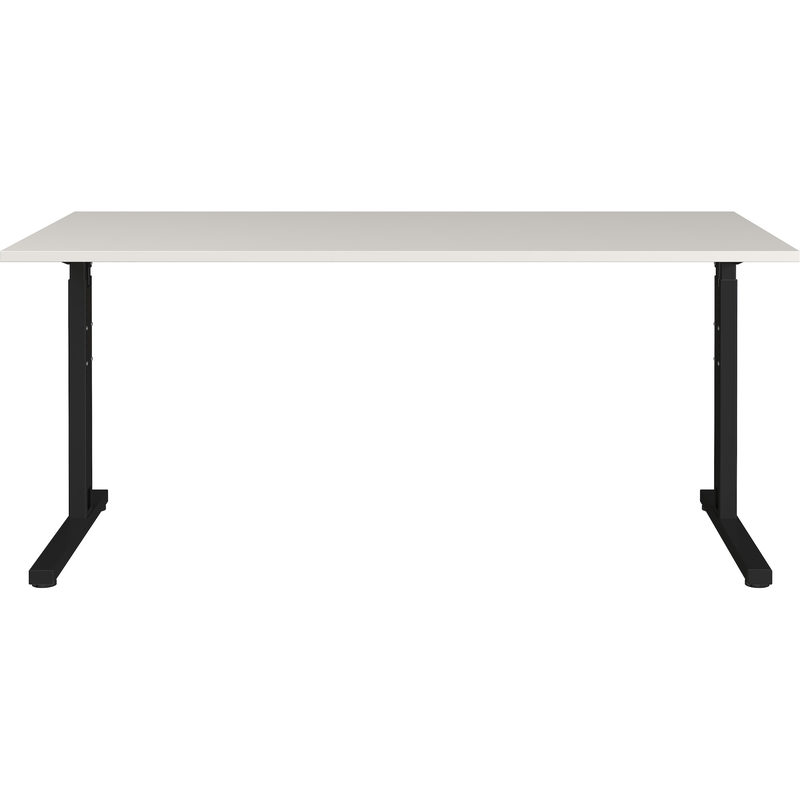 Schreibtisch 4253-581 Lichtgrau schwarz B/H/T: ca. 180x80x80 cm, Bild 3