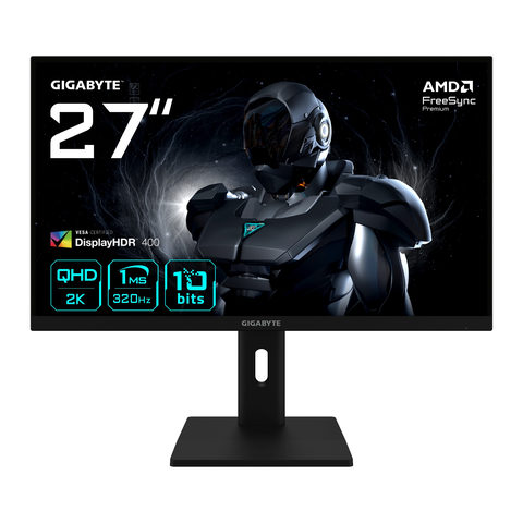 GIGABYTE G27Q3 27 Zoll QHD Fast IPS Gaming Monitor 320 Hz 16:9 DP/HDMI