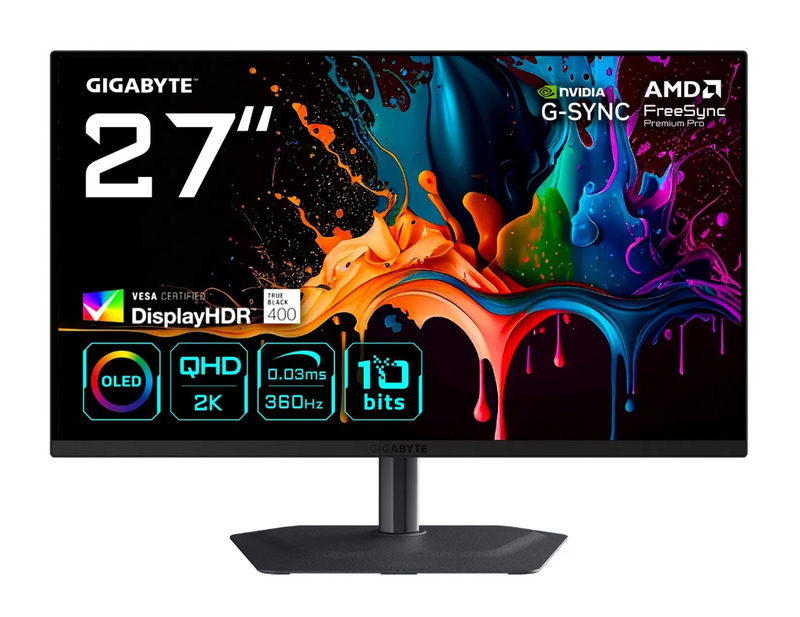 GIGABYTE MO27Q3 27 Zoll WQHD Quantum Dot Panel 16:9 360 Hz Gaming Monitor