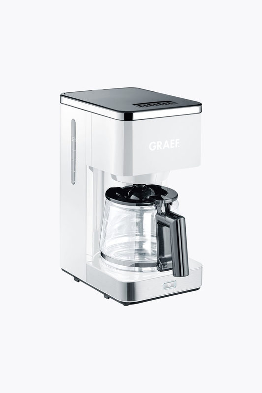 Graef Filterkaffeemaschine FK 401 1,25 l Kaffeekanne Papierfilter 1x4 mit Glaskanne, weiß, Bild 3