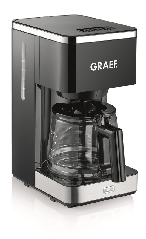 Graef FK 402 Kaffeemaschine Schwarz Fassungsvermögen Tassen=10 Glaskanne, Warmhaltefunktion, Bild 2