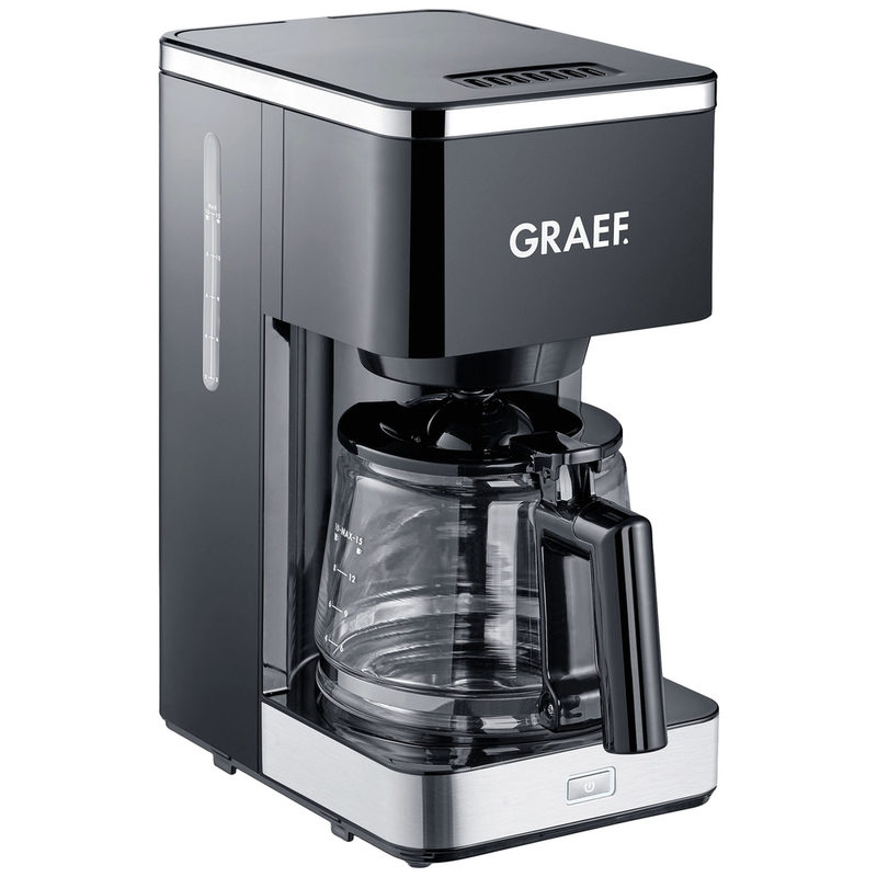 Graef FK 402 Kaffeemaschine Schwarz Fassungsvermögen Tassen=10 Glaskanne, Warmhaltefunktion, Bild 3