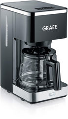 Graef FK 402 Kaffeemaschine Schwarz Fassungsvermögen Tassen=10 Glaskanne, Warmhaltefunktion