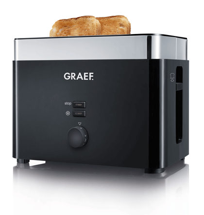 Graef TO 62 - Toaster - 2 Scheibe - 2 Steckplatz - Schwarz, Bild 2