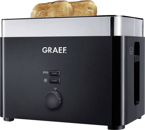 Graef TO 62 - Toaster - 2 Scheibe - 2 Steckplatz - Schwarz, Bild 3